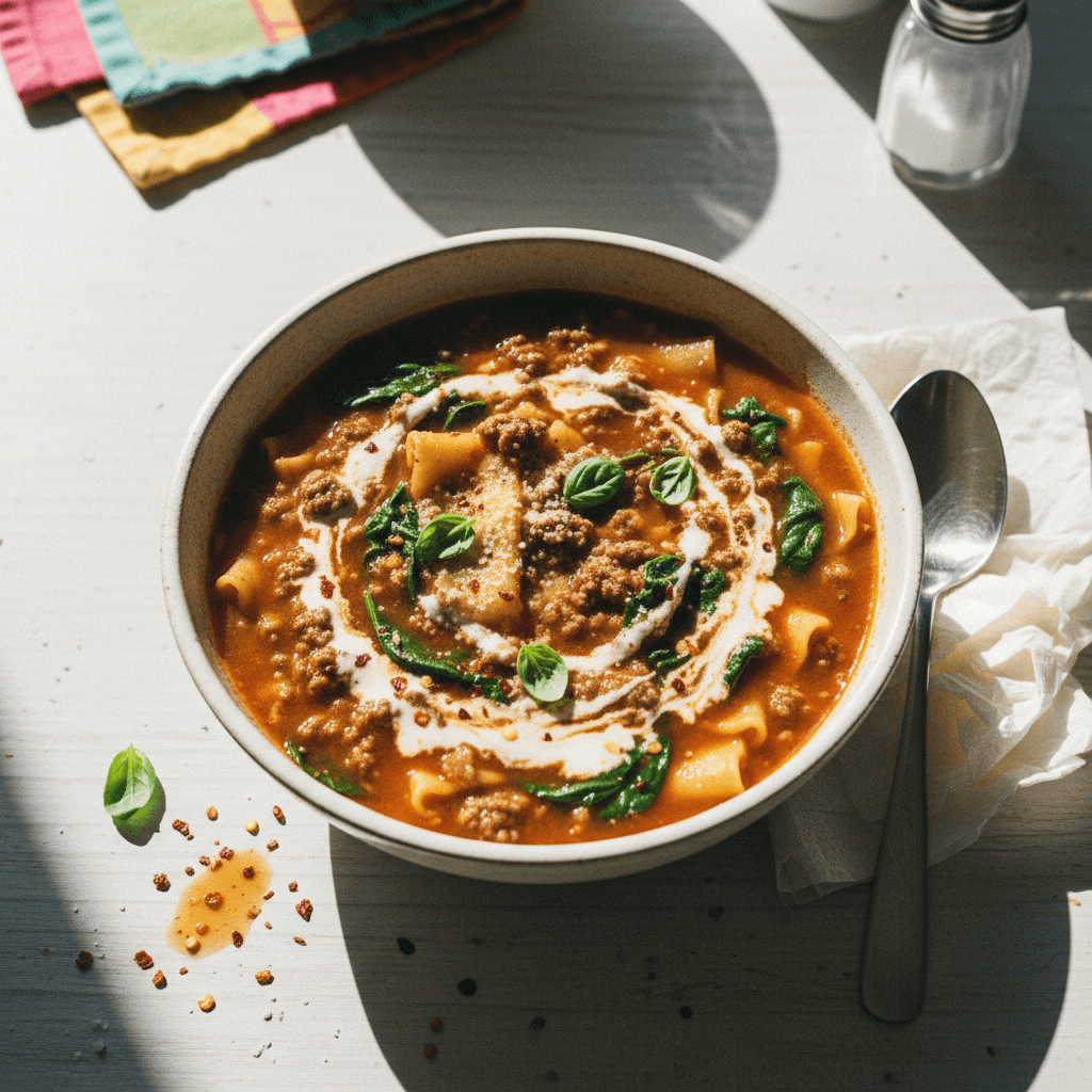 Lasagna Soup