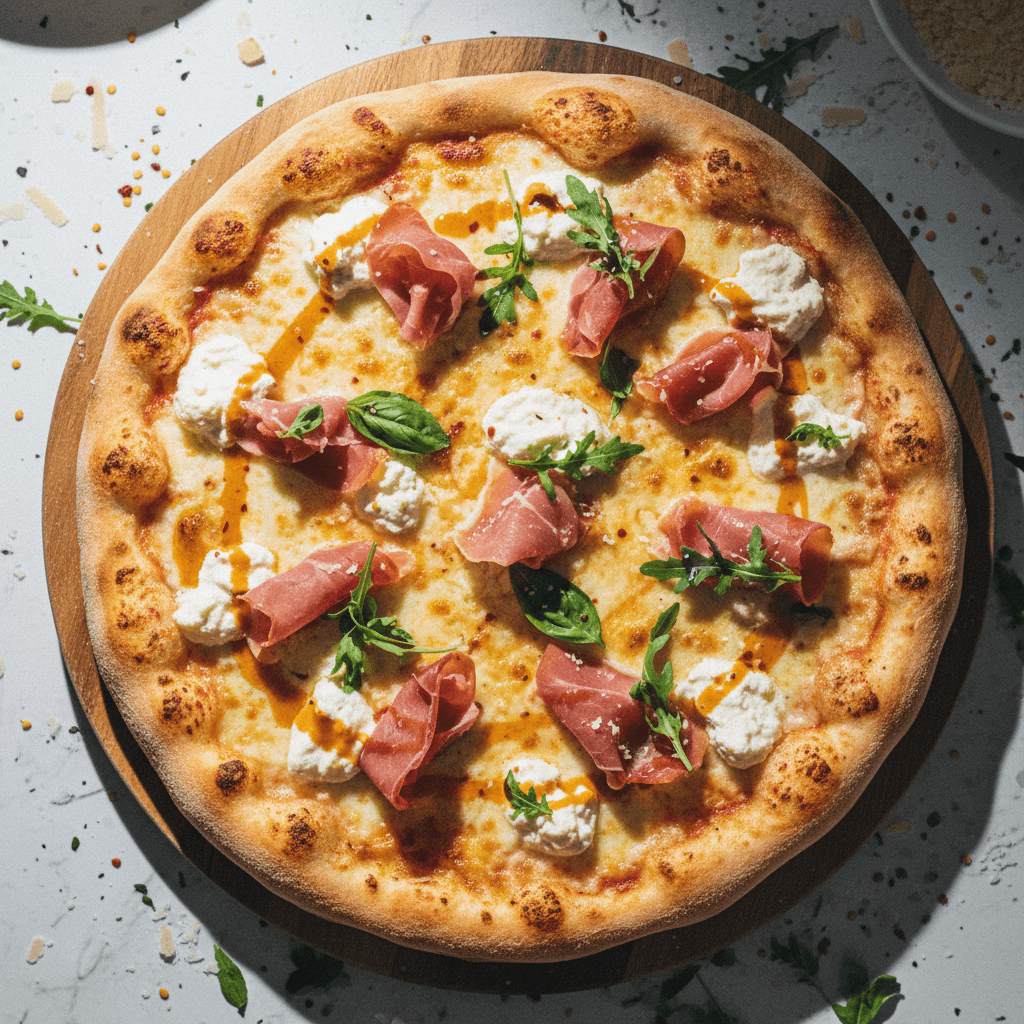 Spicy Honey White Pizza