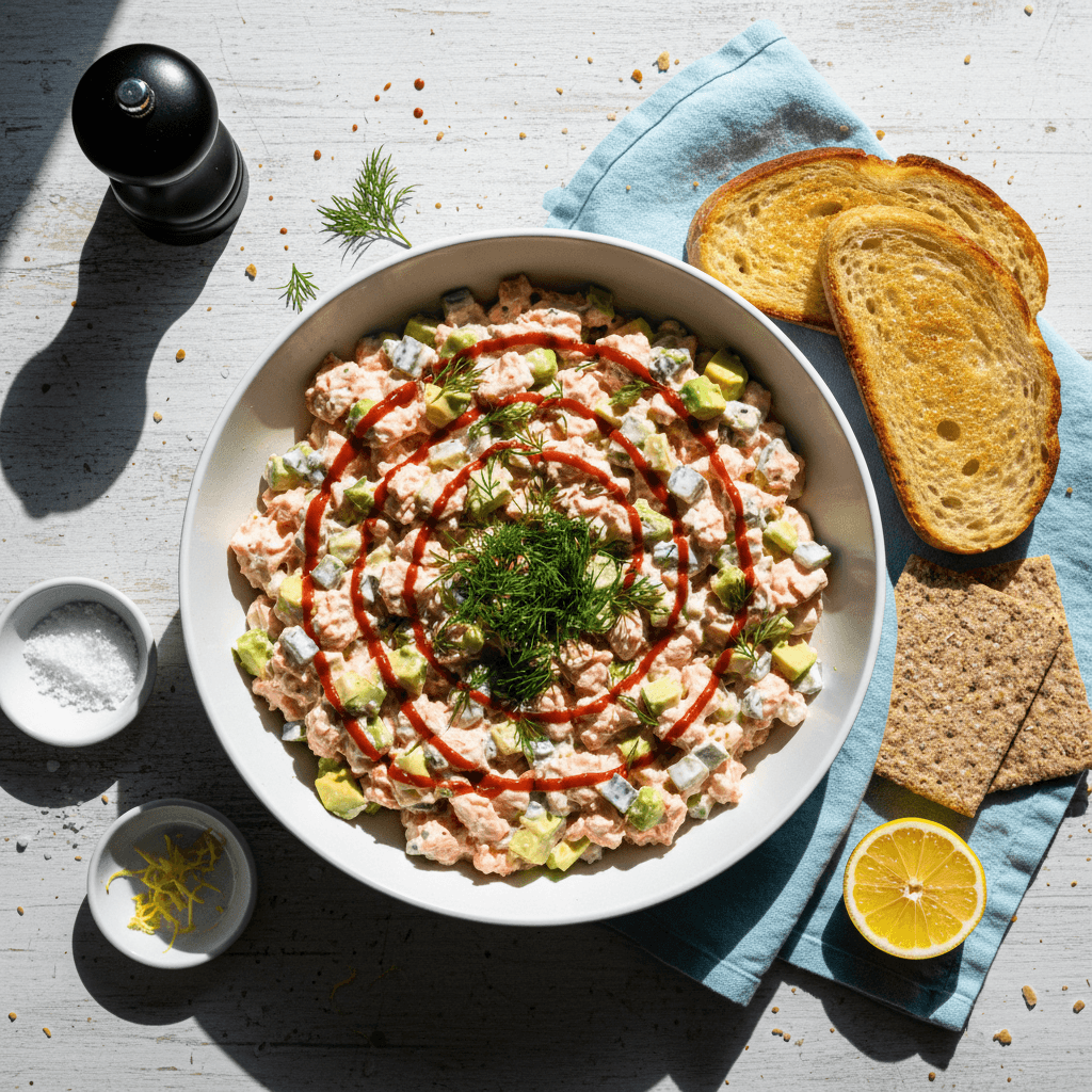 High Protein Salmon Salad