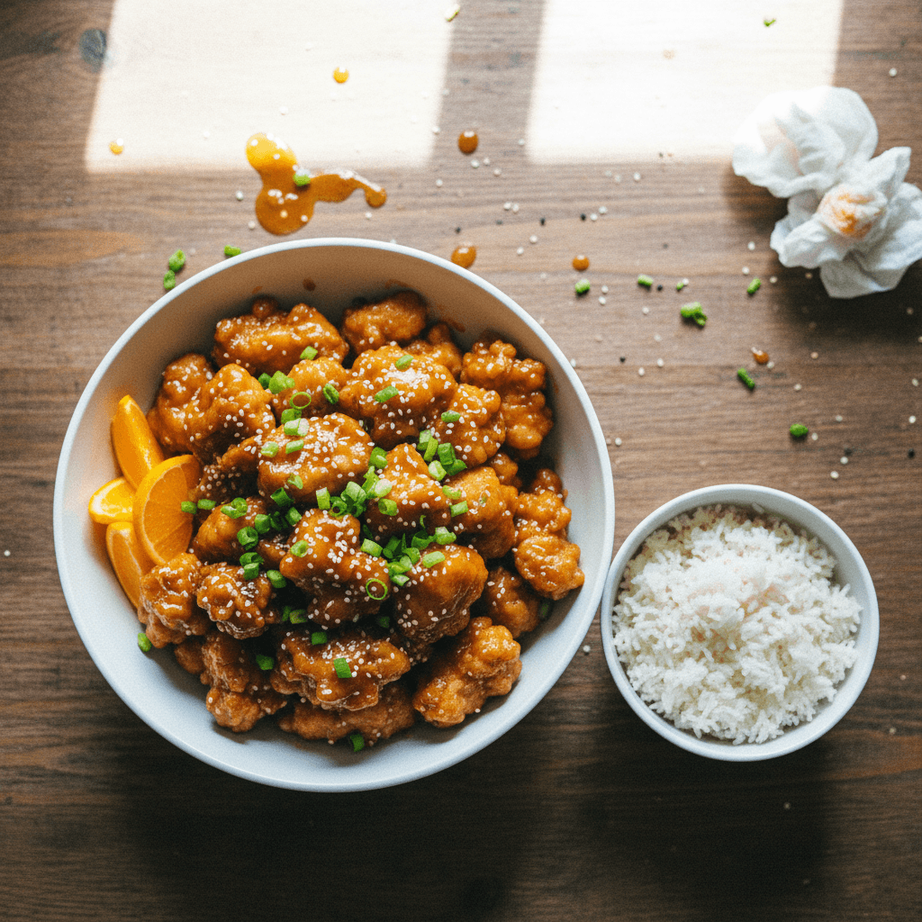 Orange Chicken Sandwich