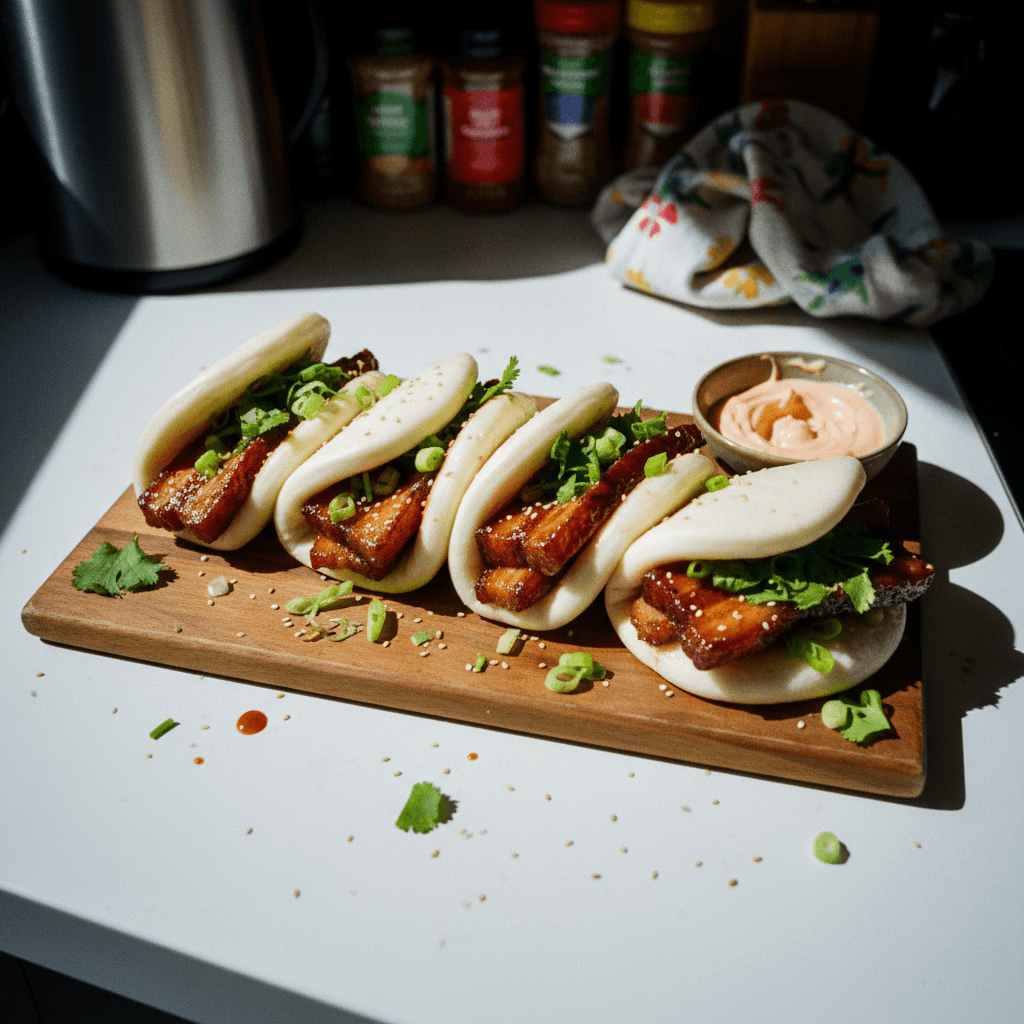 TJ's Pork Belly Bao Buns