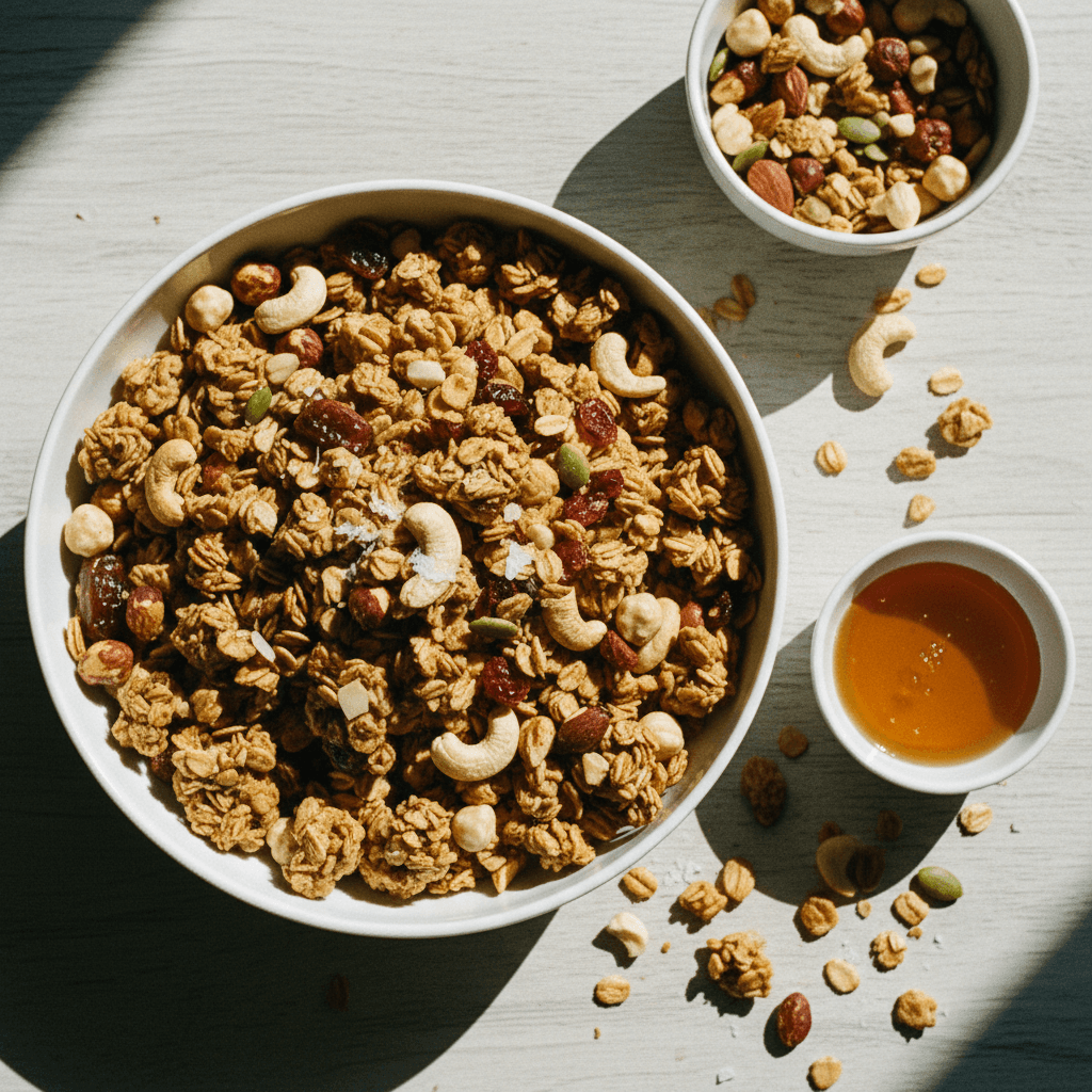 Healthy & Clustery Granola