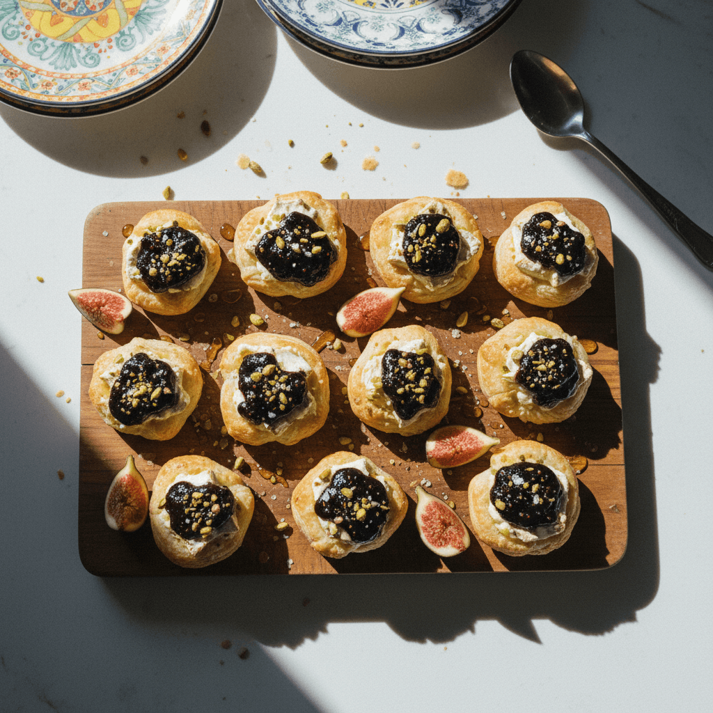 Fig & Brie Pastry Bites
