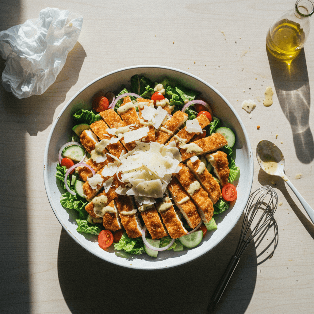 Chicken Cutlet Salad