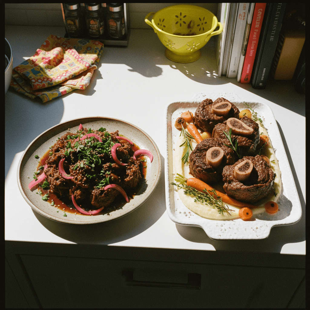 Braised Beef Two Ways