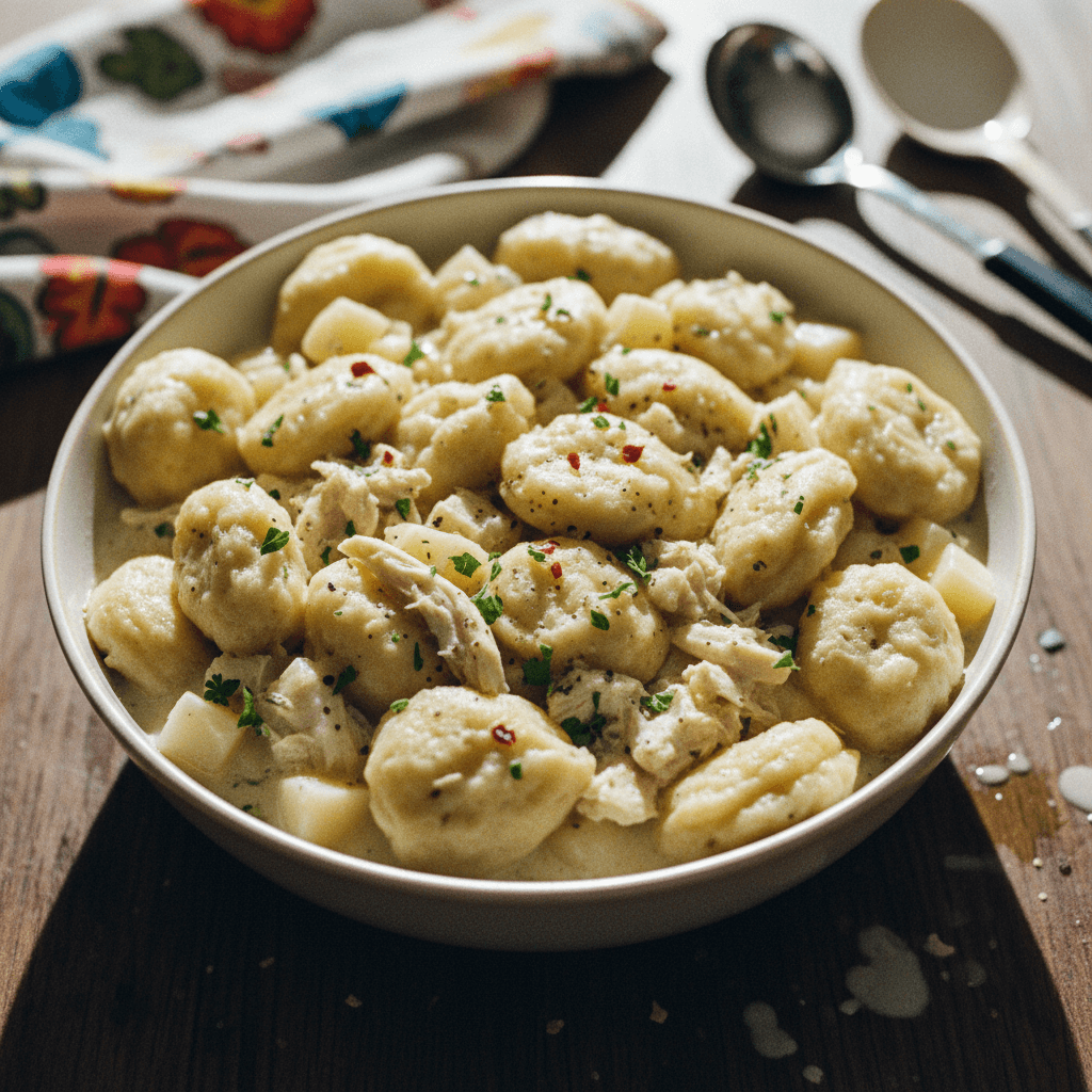 Southern Chicken and Drop Dumplings