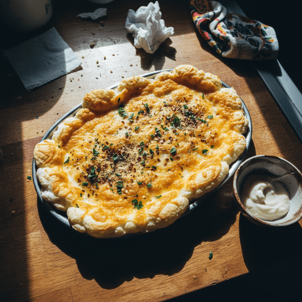 Zero-Carb Cheesy Garlic Bread