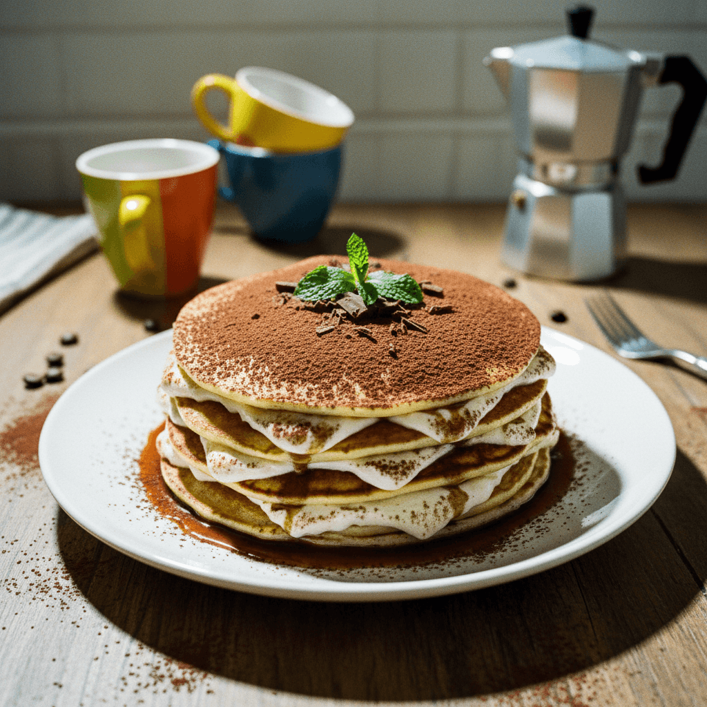 Tiramisu Pancakes
