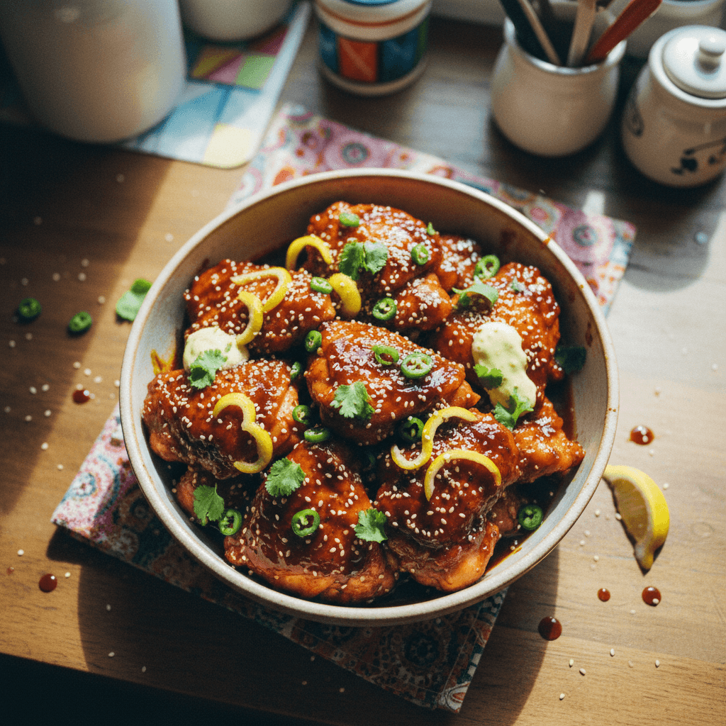 Scotch Bonnet Lemon Teriyaki Chicken