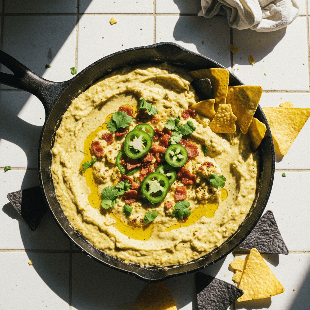 Roasted Cauliflower Queso