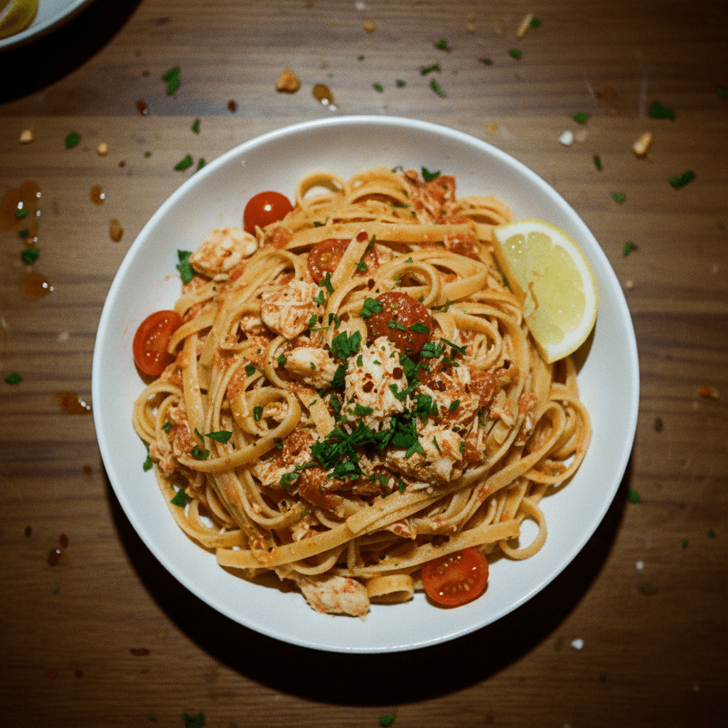 Ultimate Crab Meat Pasta