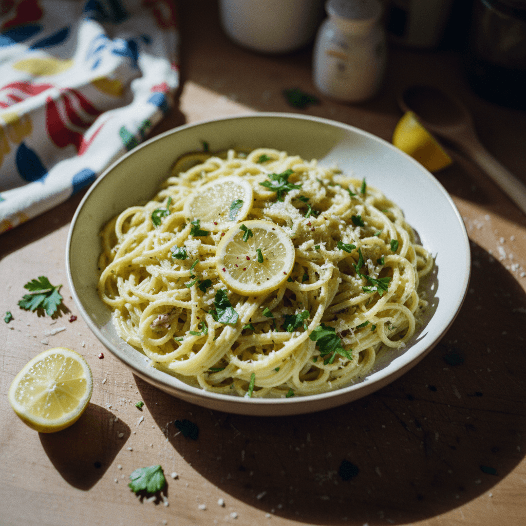 One Pot Lemon Pasta