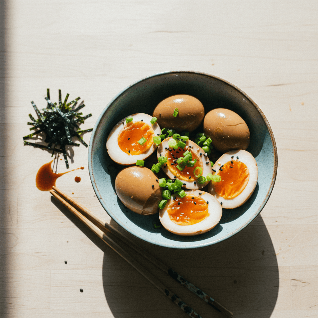 Japanese Soy Sauce Eggs (Ajitama)