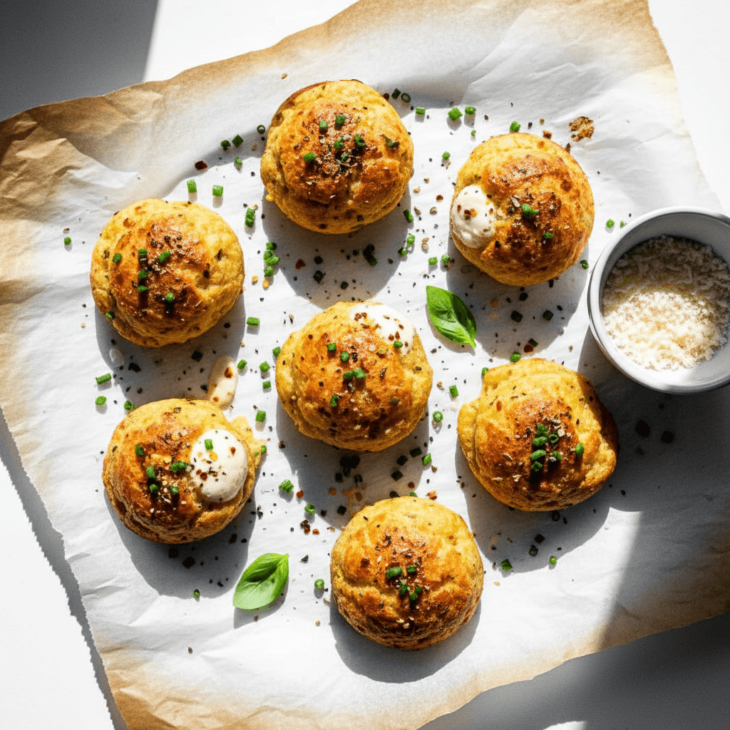 Bollitos Virales de Claras y Queso