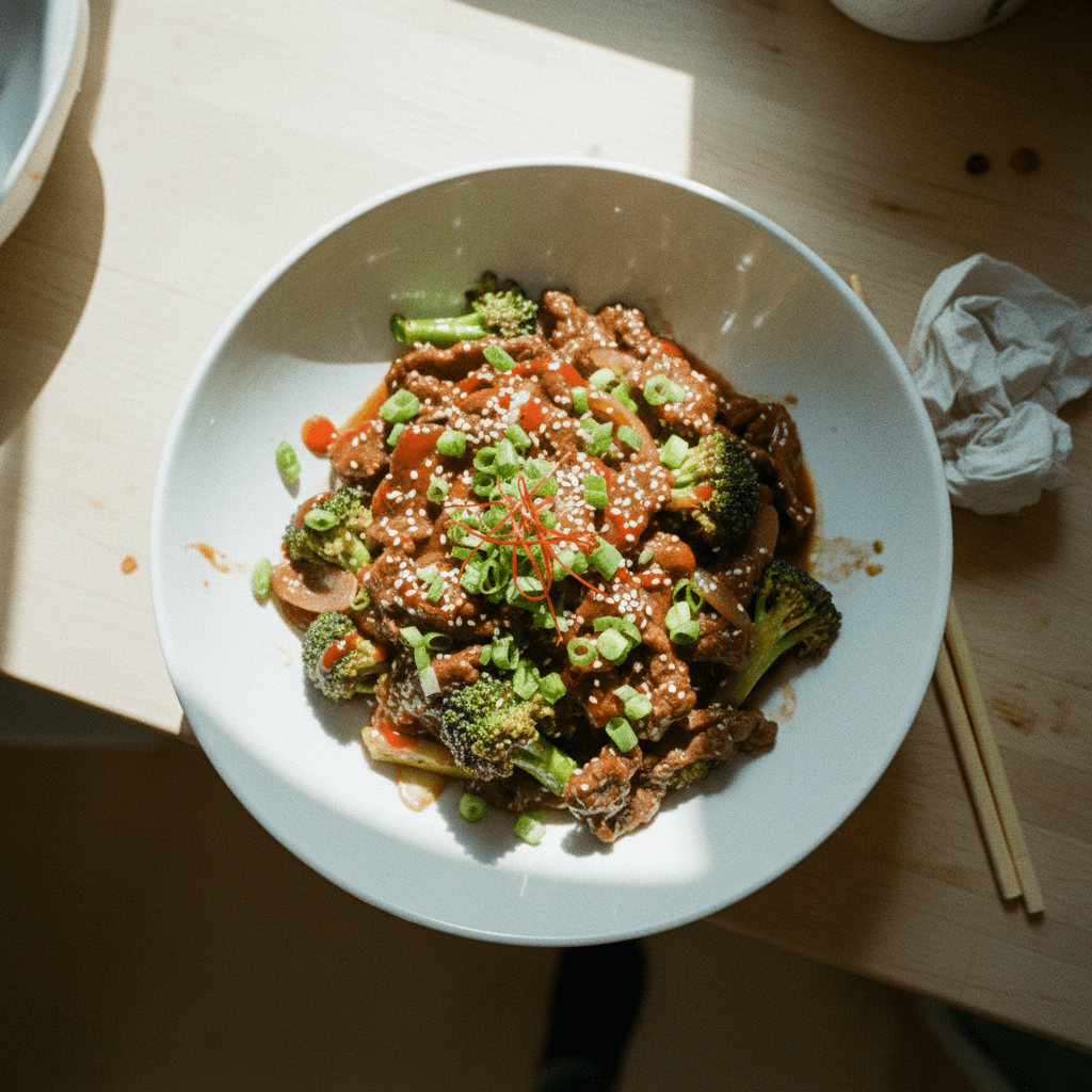 Slow Cooker Beef and Broccoli Fakeaway