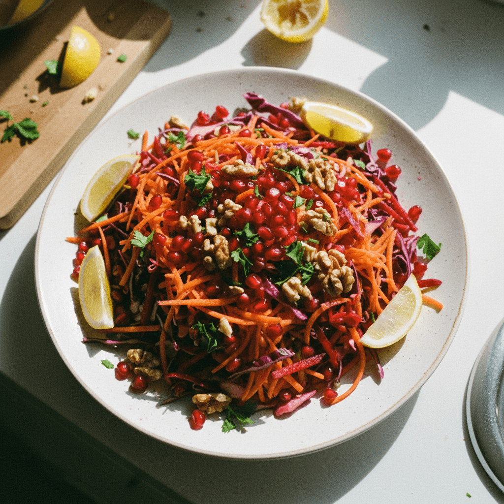 Vibrant Winter Salad with Beet and Pomegranate