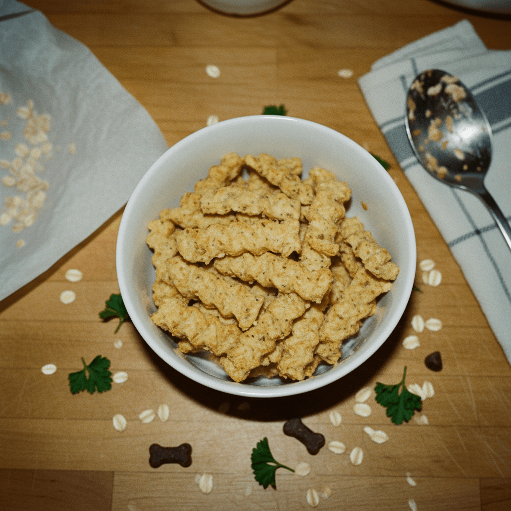 Crunchy Wavy Chicken & Oat Dog Treats