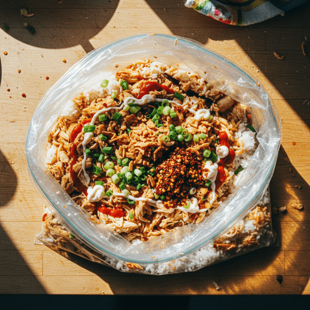 Spicy Rotisserie Chicken & Rice Bag Meal