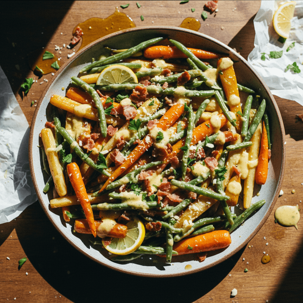 Sweet & Savory Glazed Vegetable Medley