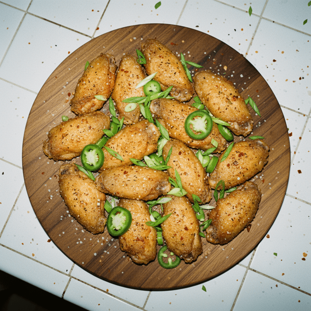 TIZZLE’S SALT & PEPPER WINGS