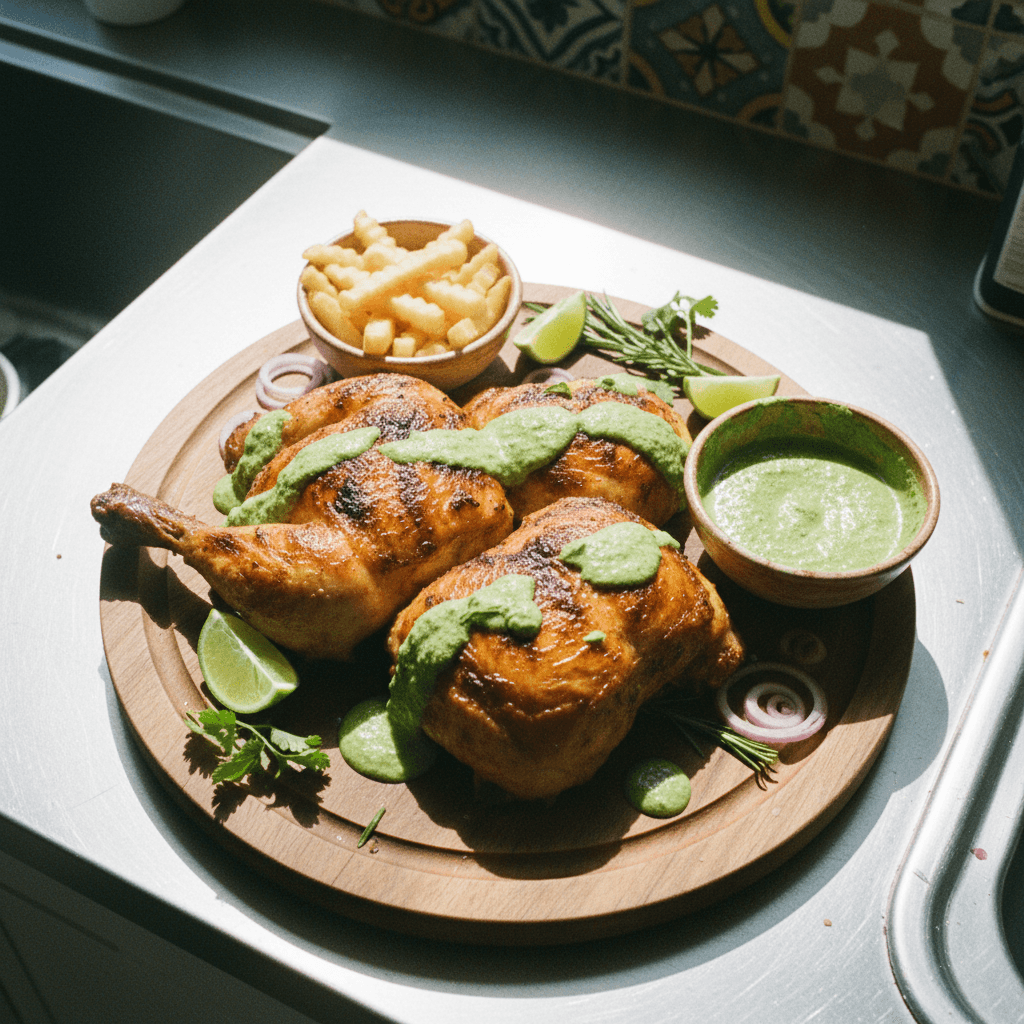 Pollo a la Brasa with Aji Verde