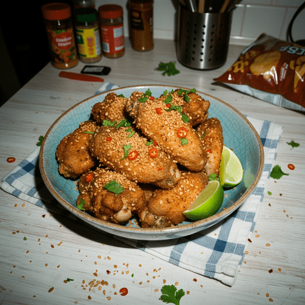 Laab Fried Chicken Wings