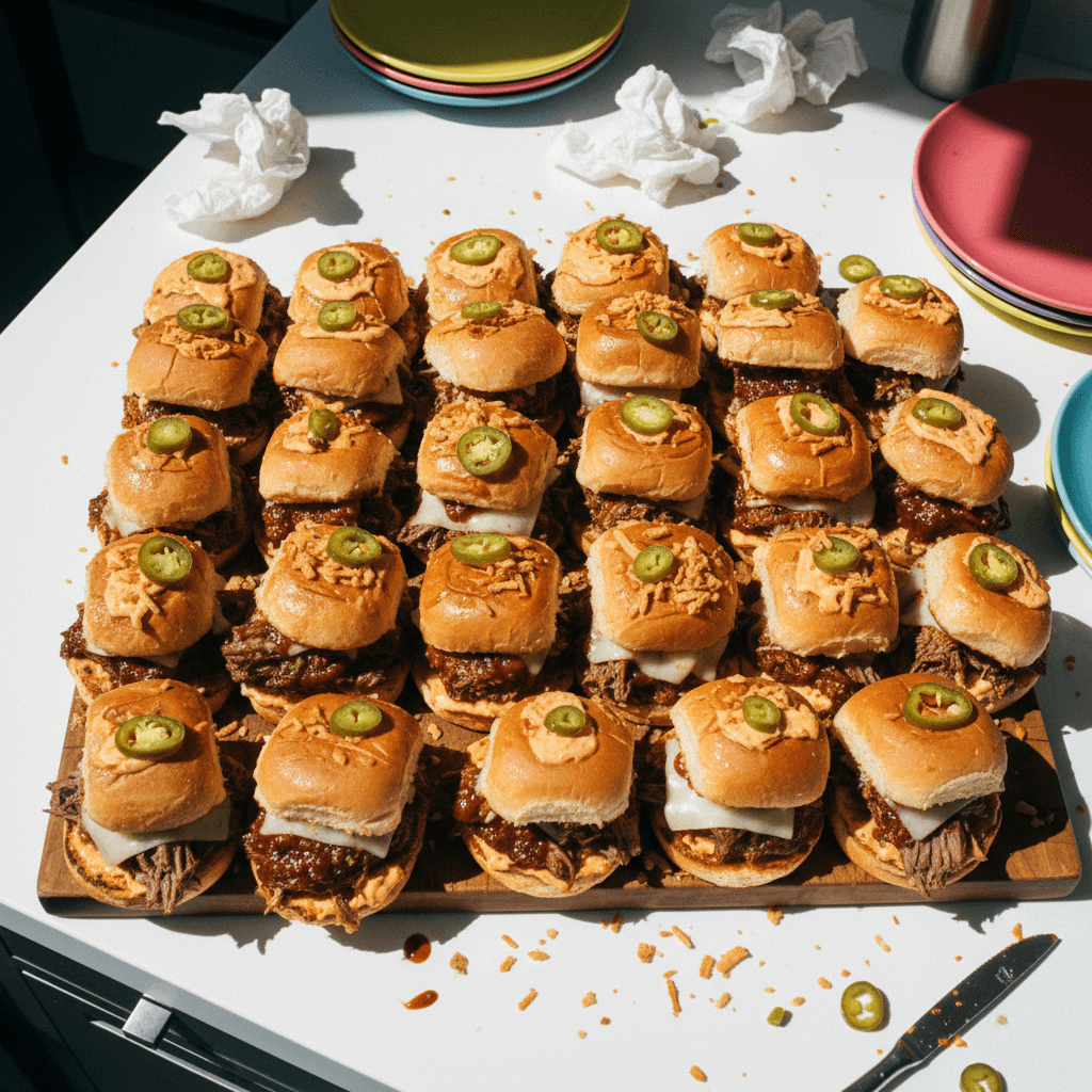 Pulled Beef Sliders