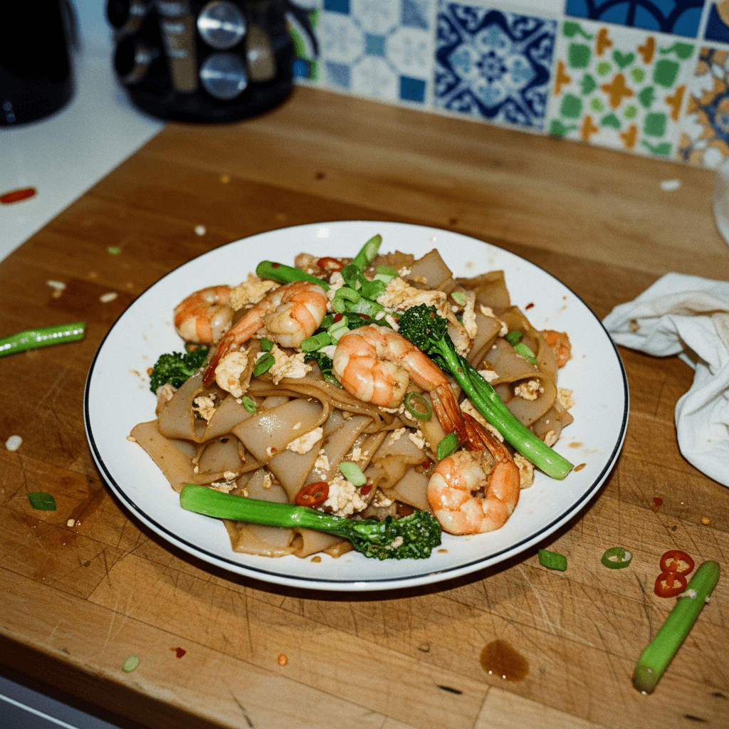 High-Protein Rice Paper Pad See Ew