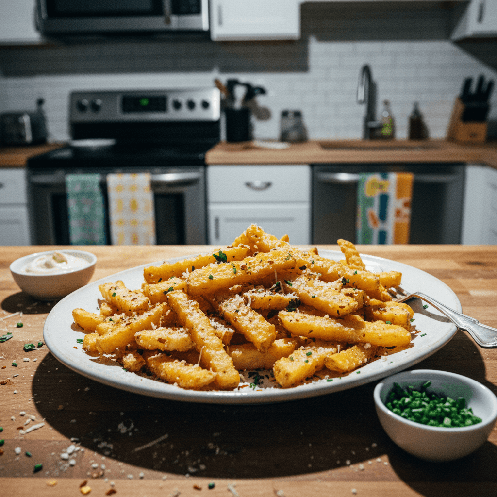 Air-Fried Parmesan Potato Fries