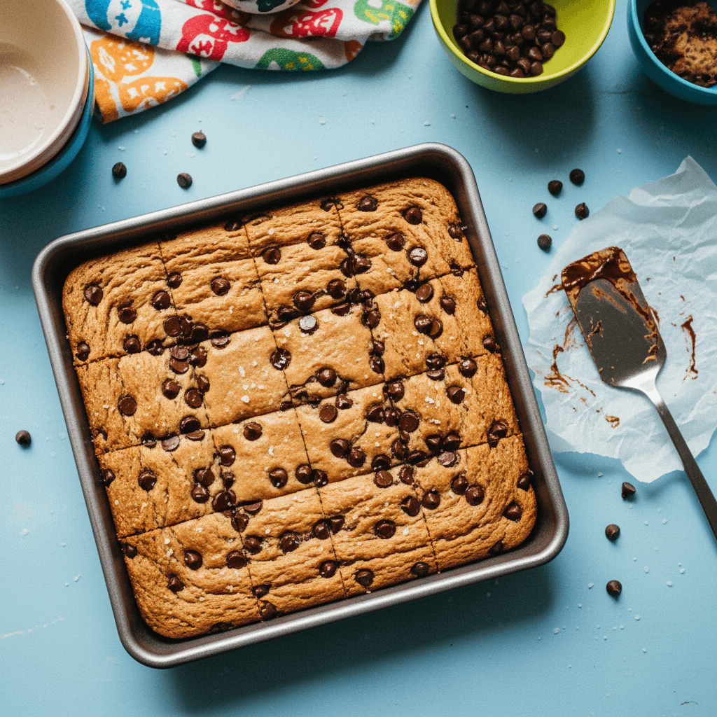 Cookie Dough Protein Blondies