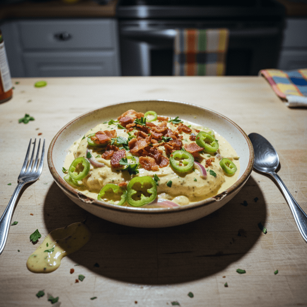 Creamy Banana Pepper Chicken
