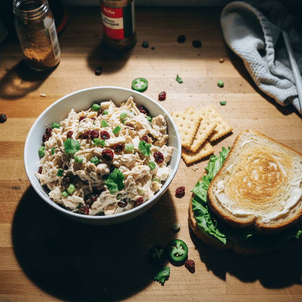 Cranberry Jalapeño Chicken Salad