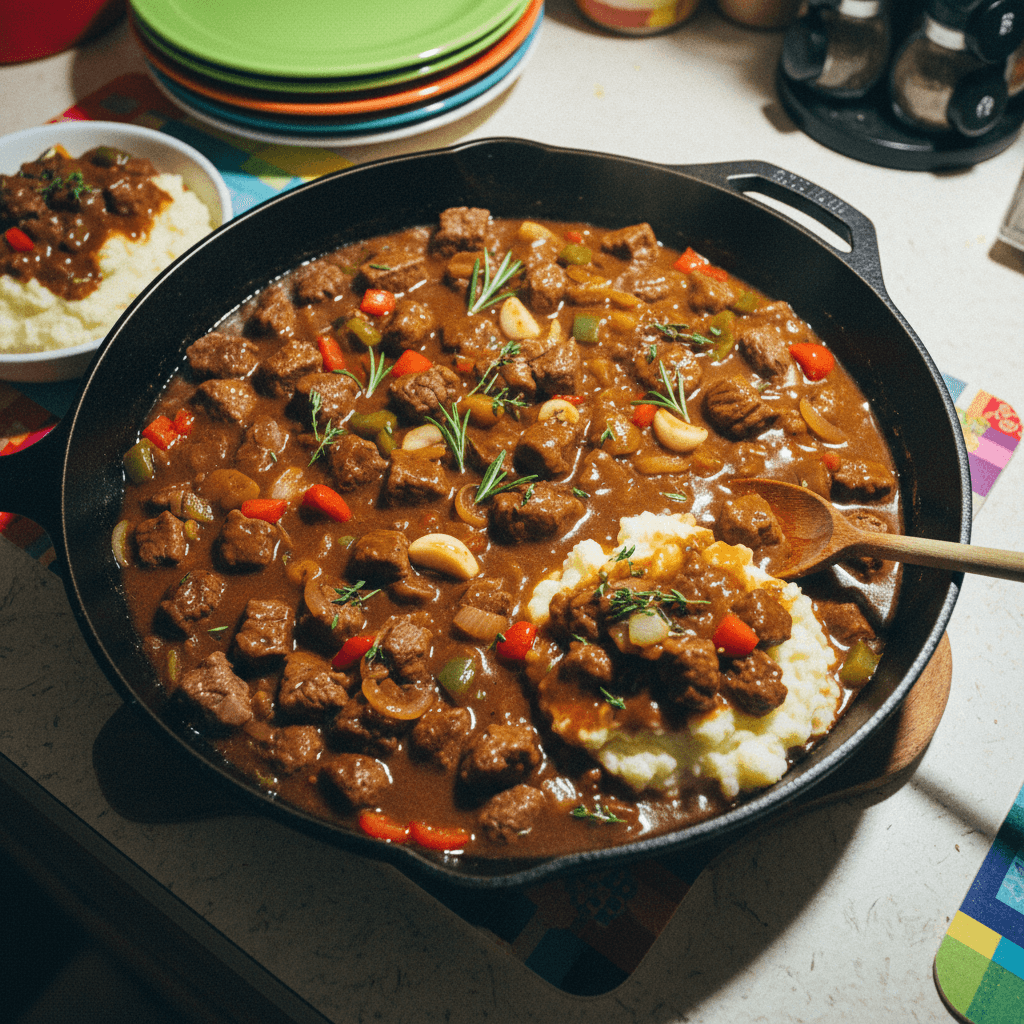 Beef Tips and Gravy