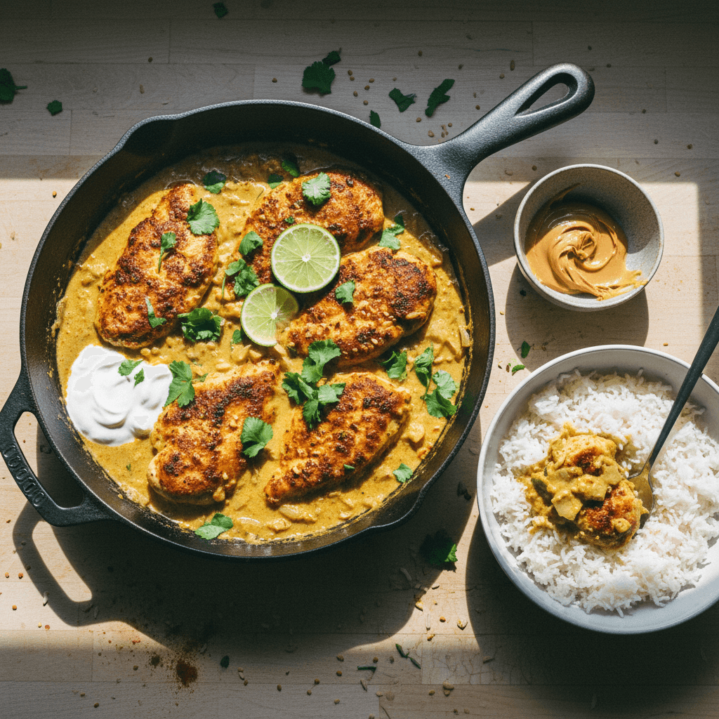 One Pan Coconut Chicken