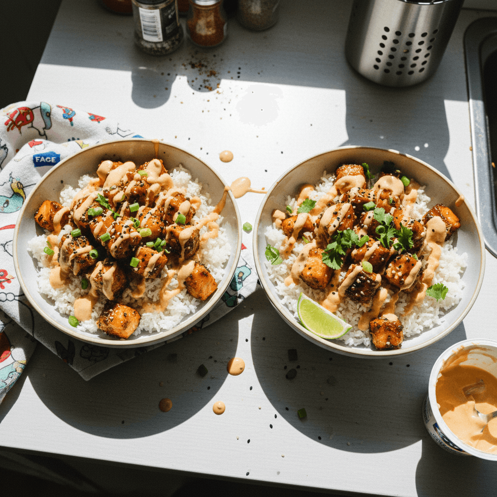 Bang Bang Salmon Bowls