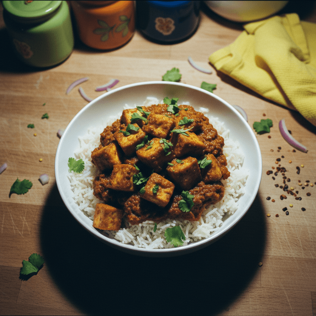 Crispy Tofu Masala