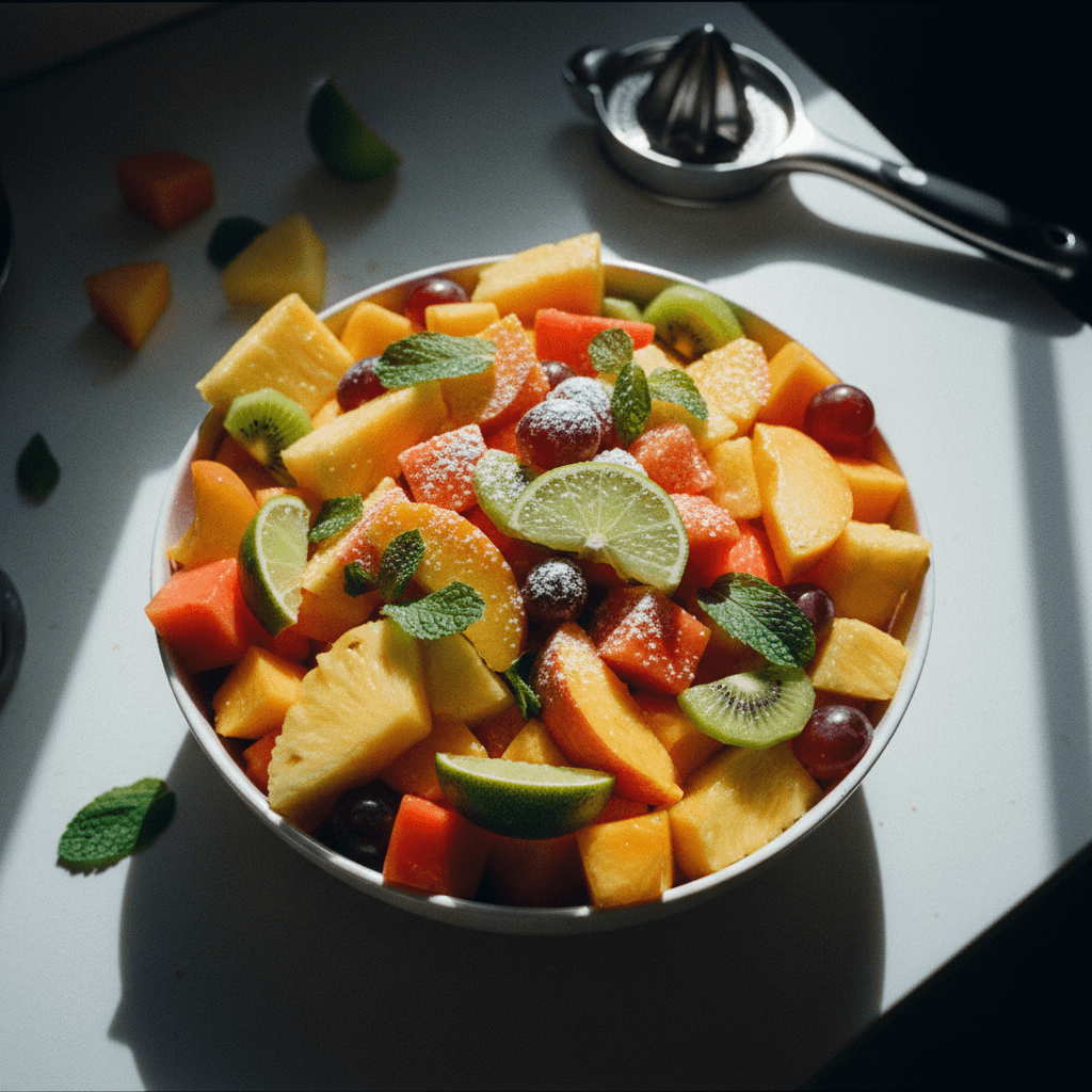 Tropical Fruit Salad with Lime
