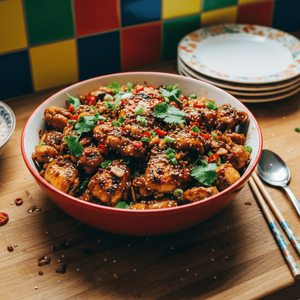 Wok-Kissed Chicken with Fiery Garlic