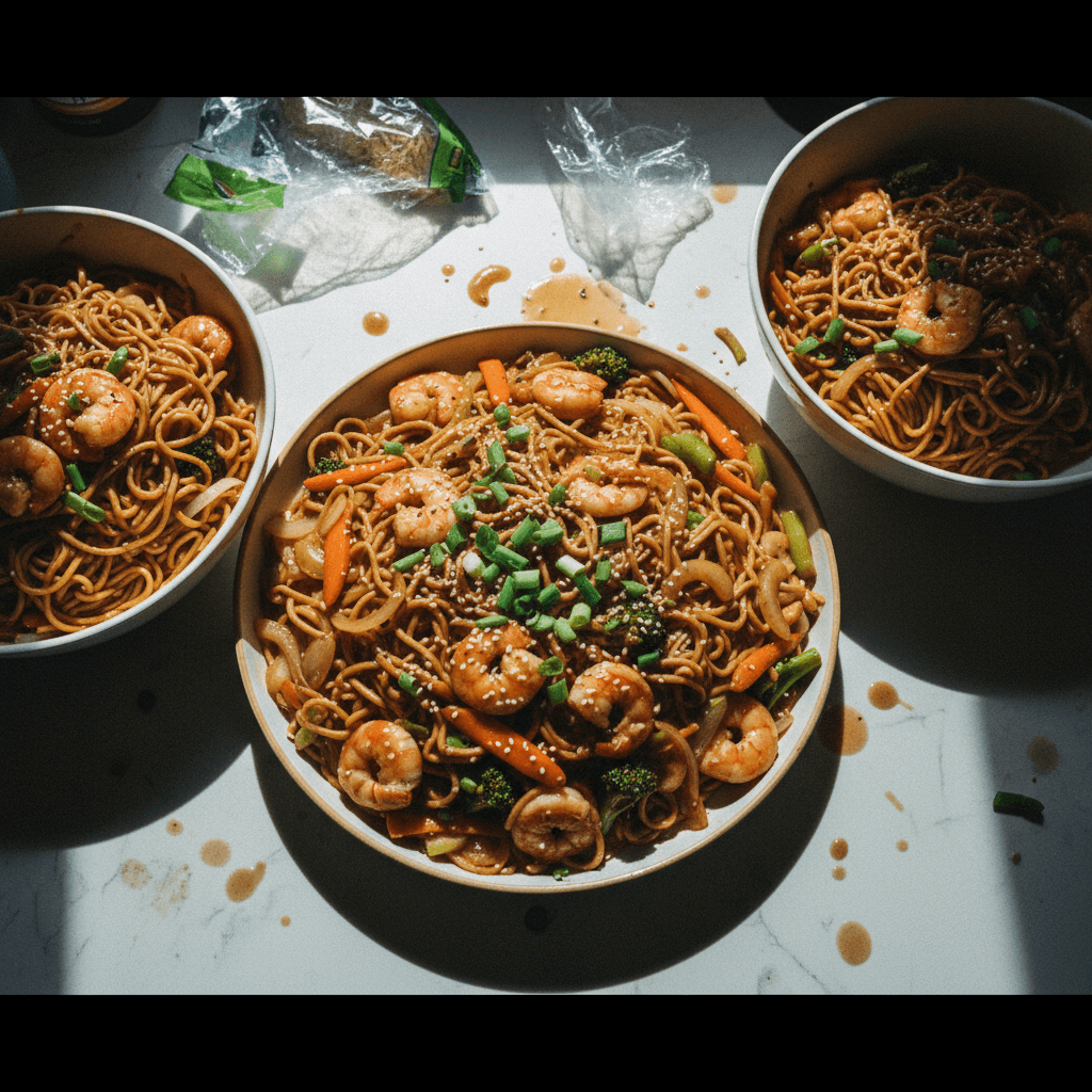 Better Than Takeout Shrimp Lo Mein
