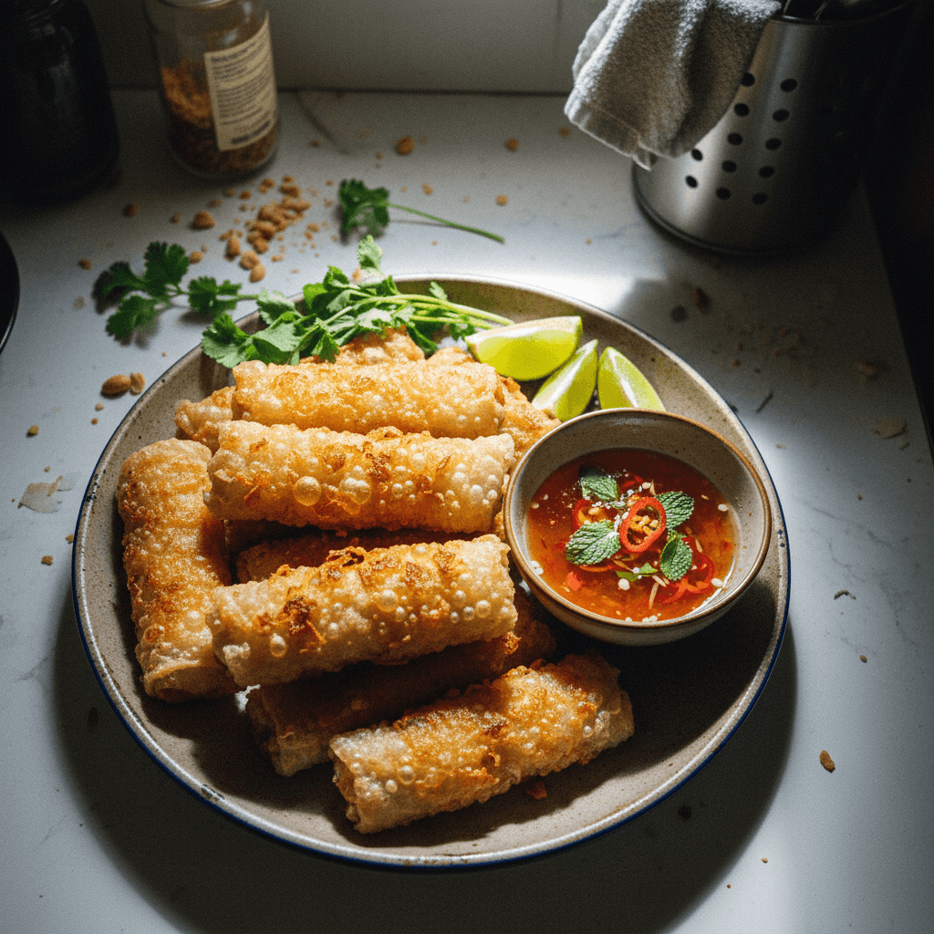 Wolf's Crispy Rice Paper Spring Rolls