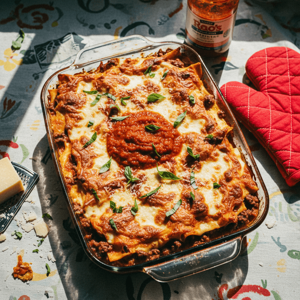 Classic Beef & Sausage Lasagna