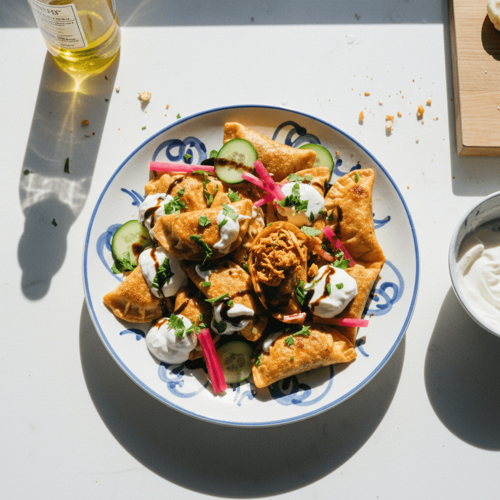 Chicken Shawarma Dumplings