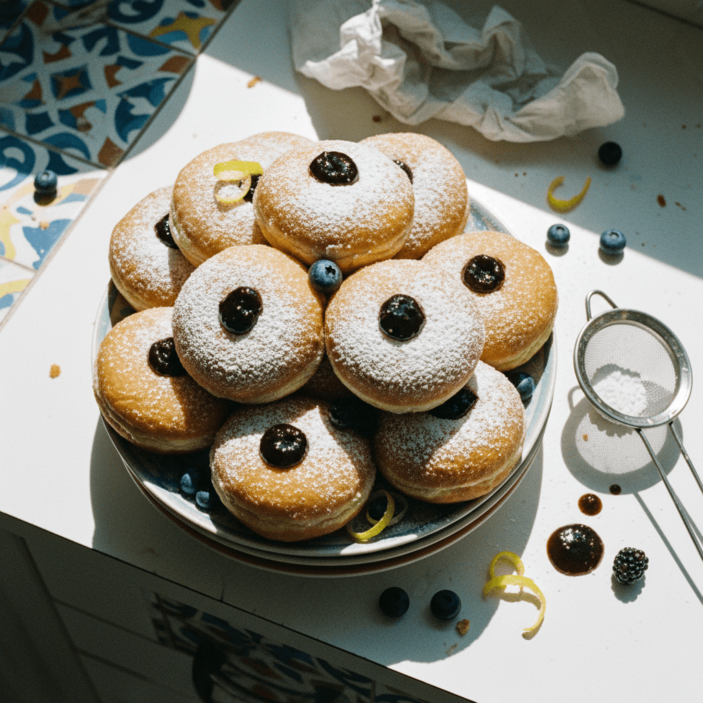 Short on Time Sufganiyot (Jelly Donuts)