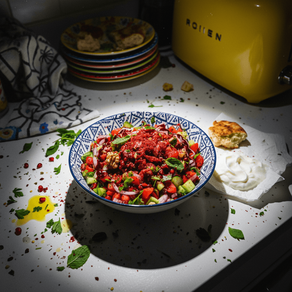 Ezme Salad (Turkish Spicy Tomato and Pepper Dip)