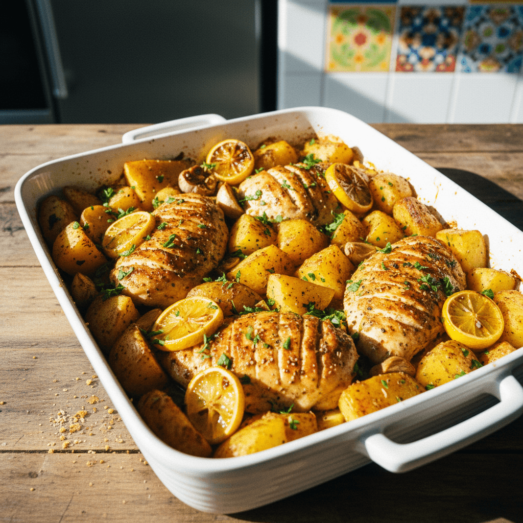 Greek Lemon Chicken & Potatoes