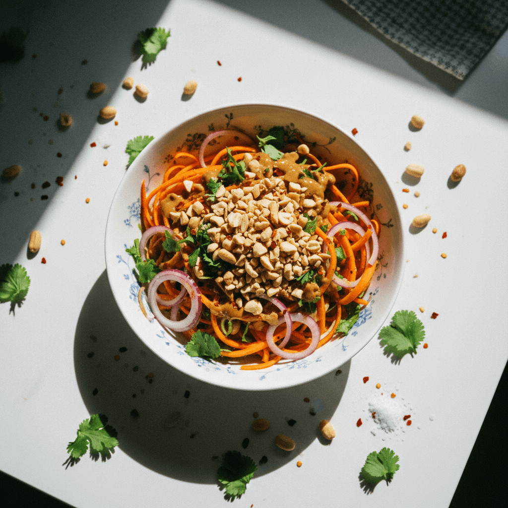 Asian-Inspired Peanut Carrot Salad