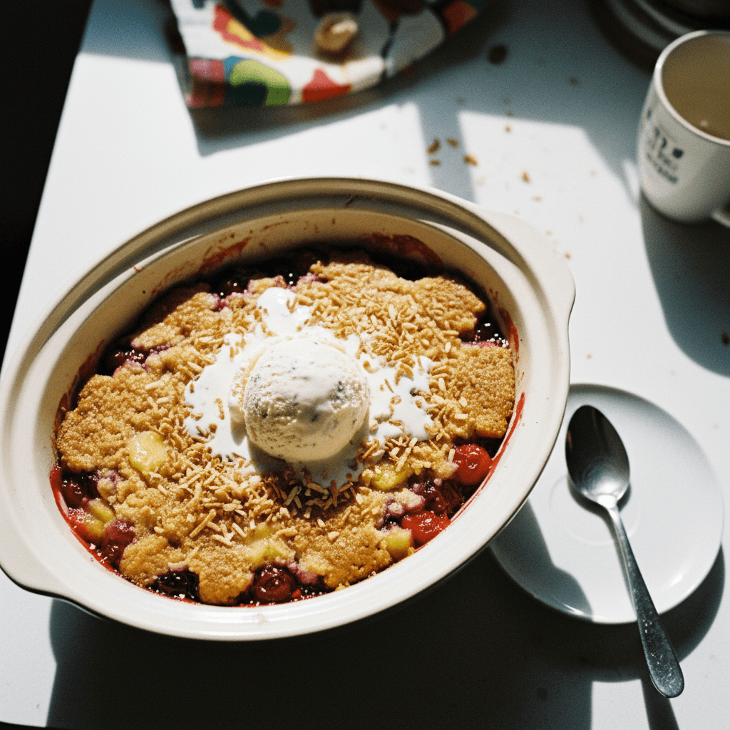 Cherry Pineapple Slow Cooker Dessert