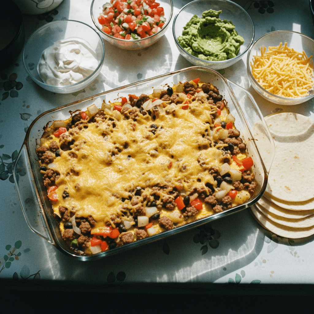 Breakfast Taco Casserole