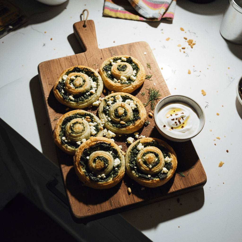 TJ's Spinach & Feta Puff Pastry Swirls