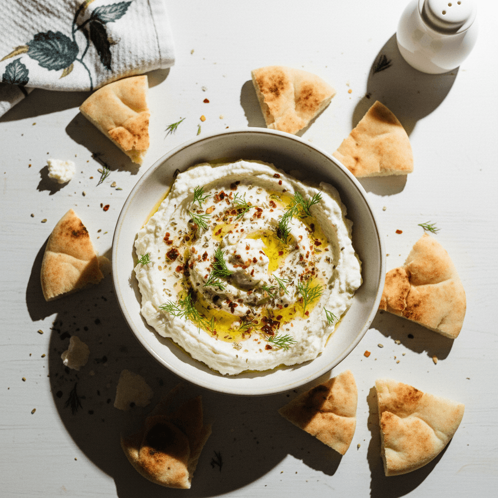 Whipped Feta Dip with Pita
